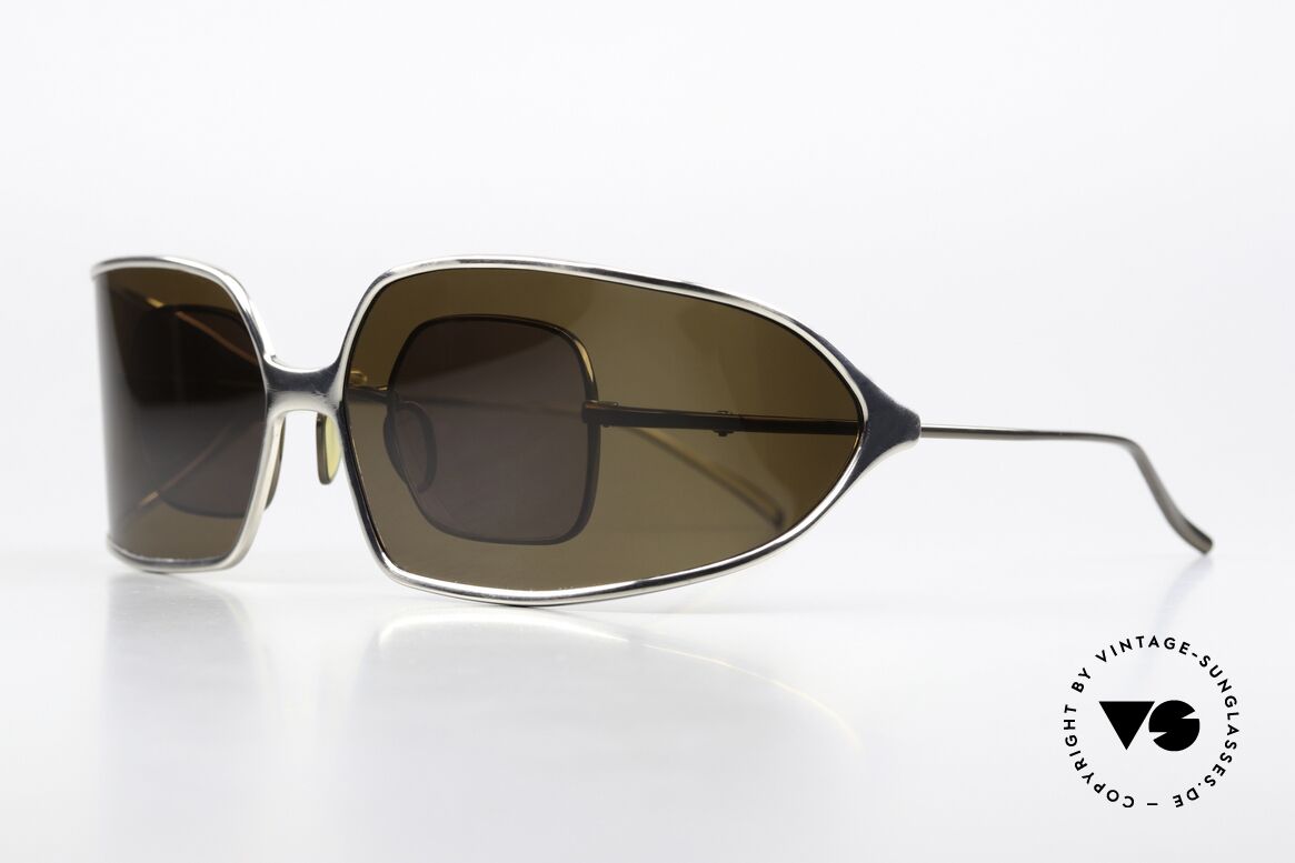 Christian Roth 14004 Small Frame Large Clip-On, small titanium frame, in size 38/26, made in Japan, Made for Men and Women