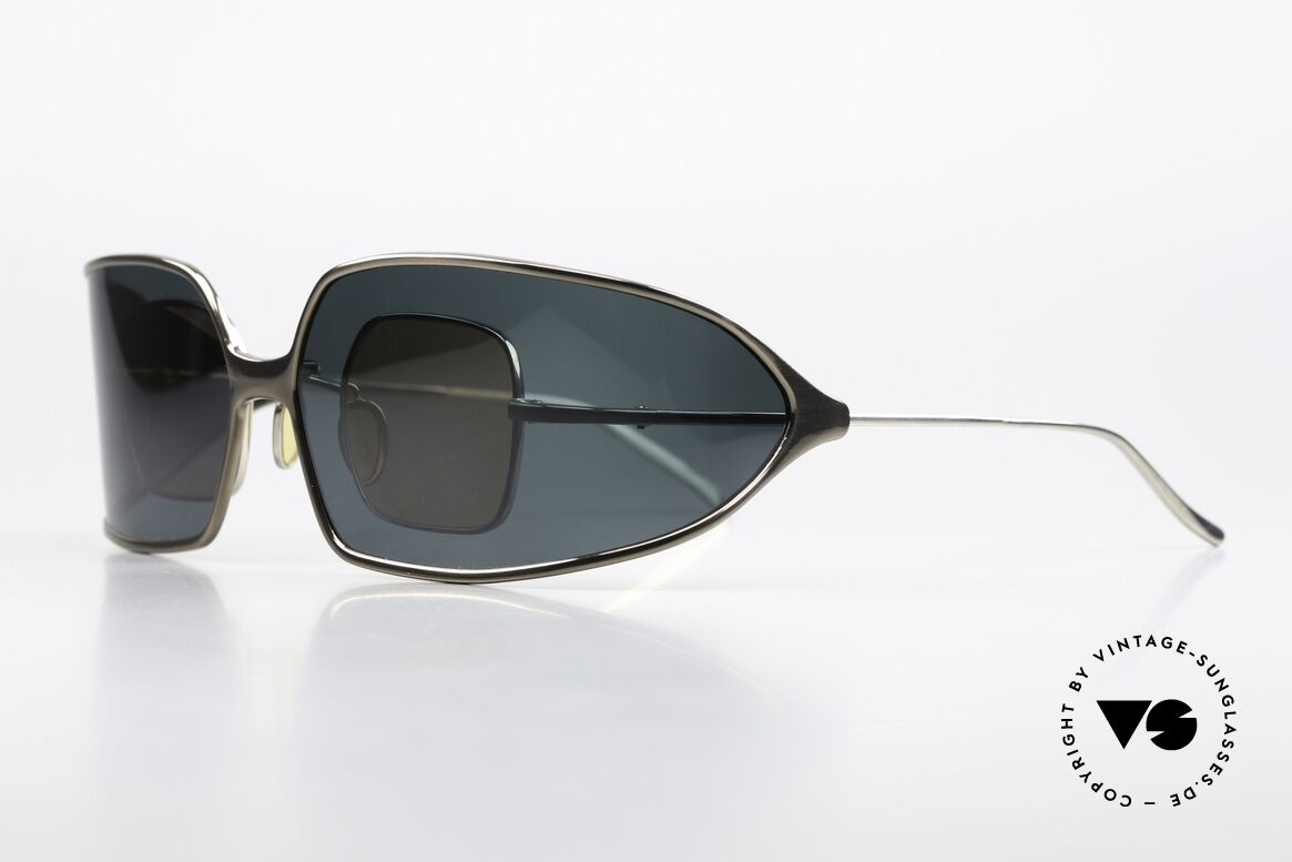 Christian Roth 14004 2 In 1 Glasses Made in Japan, small titanium frame, in size 38/26, made in Japan, Made for Men and Women