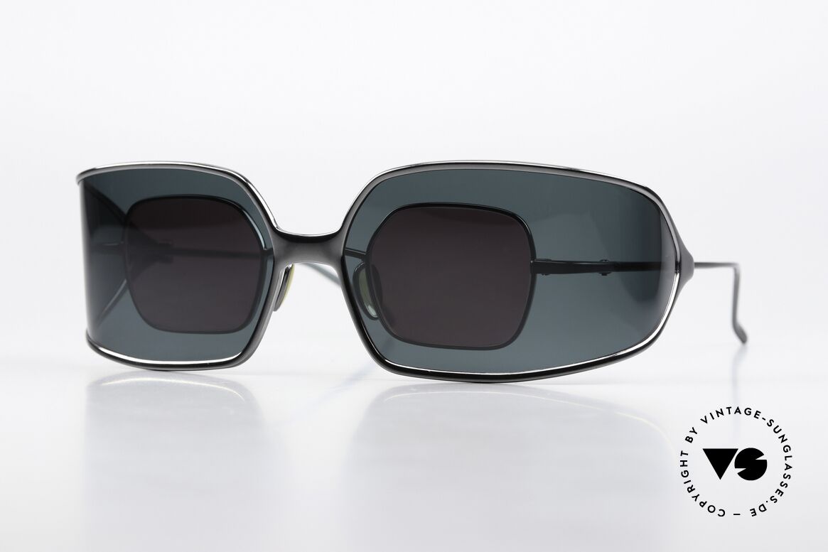Christian Roth 14004 Polarized Wrap Around Clip, ingeniously implemented clip-on concept; see pics!, Made for Men and Women