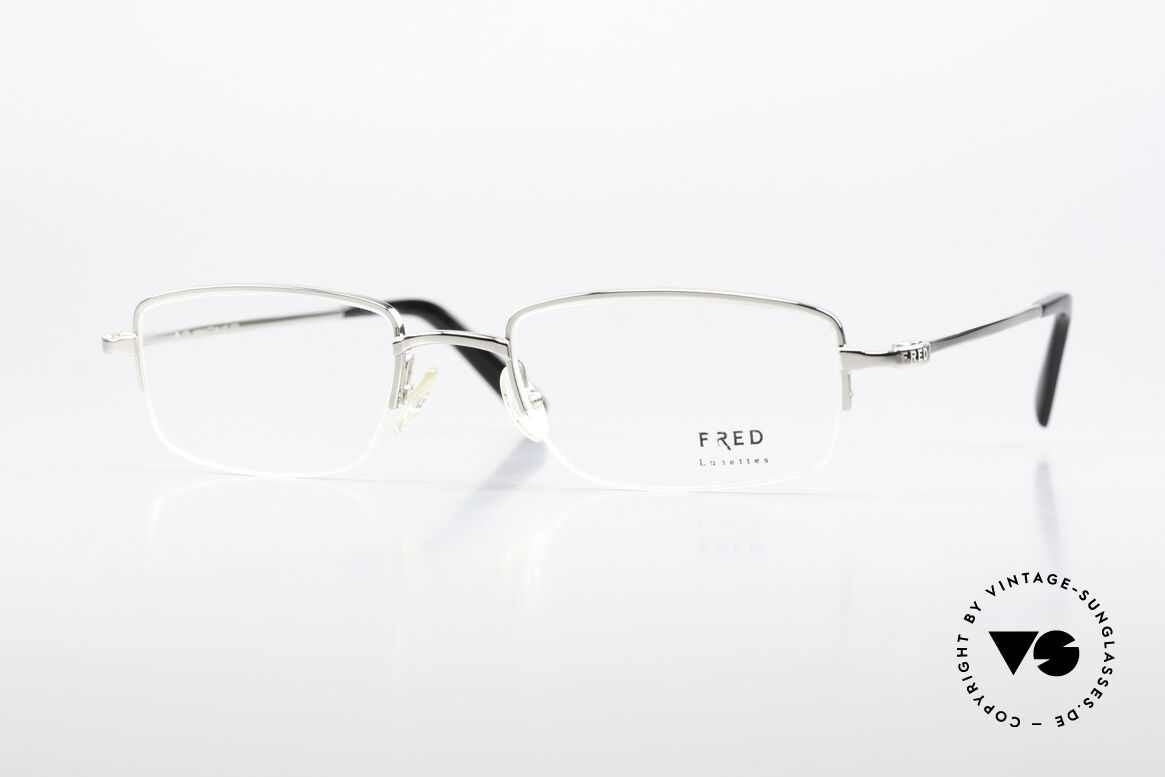 Fred Manhattan N2 Nylor Frame Platinum, FRED eyeglasses, model Manhattan N2, size 52-20, 135, Made for Men and Women