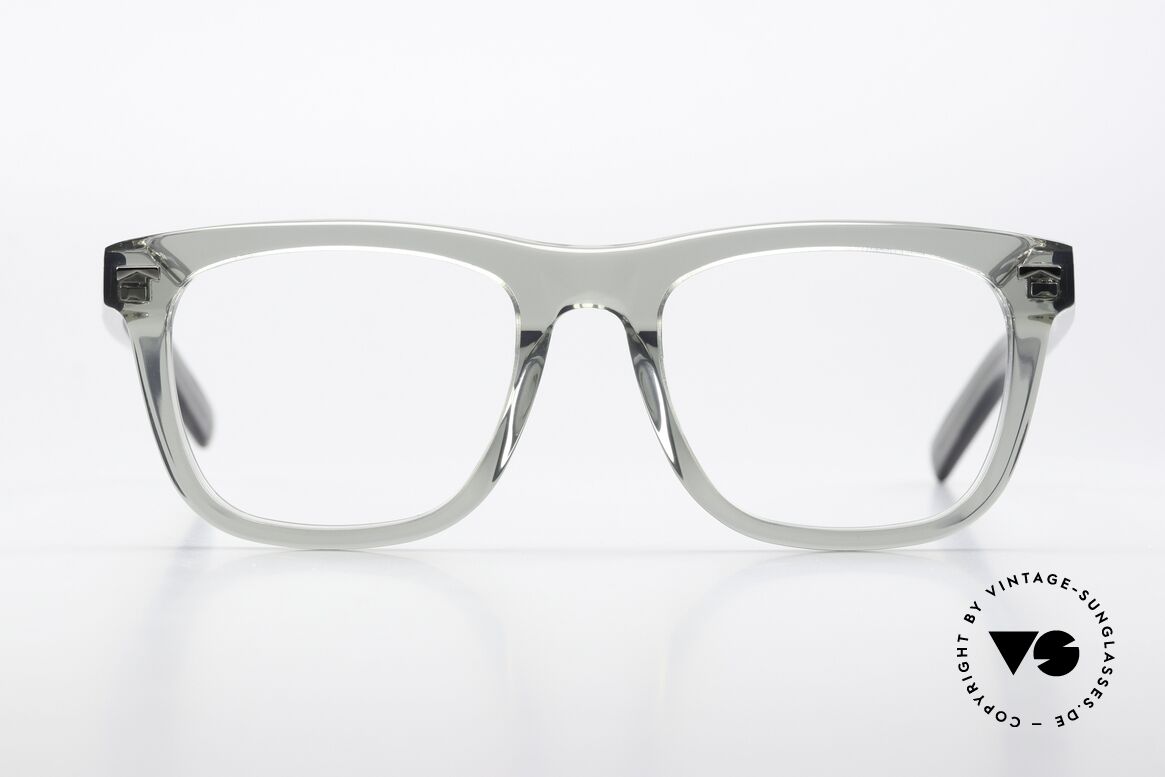 Montblanc MB0262O Men's Full Rim Specs Square, very interesting frame color in a kind of 'smoky-gray', Made for Men