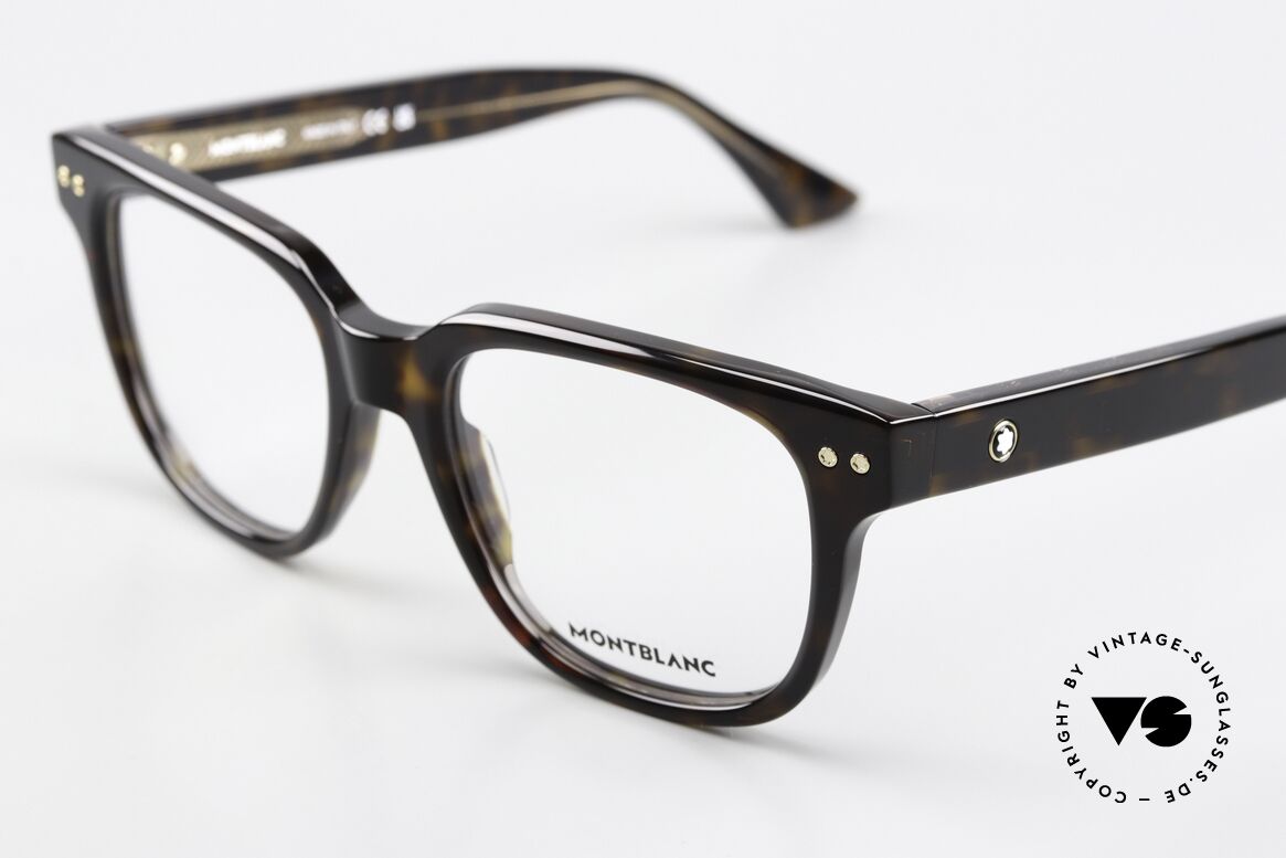 Montblanc MB0321O Square Men's Frame Acetate, but also an eye-catcher as striking ladies' eyeglasses, Made for Men
