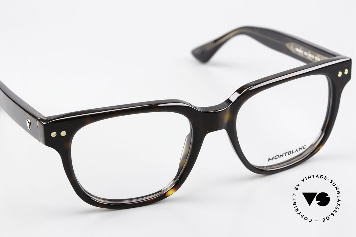 Montblanc MB0321O Square Men's Frame Acetate, the MEDIUM / LARGE frame can be glazed optionally, Made for Men