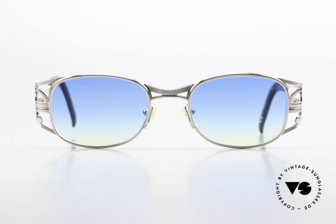 Jean Paul Gaultier 58-5101 Designer Sunglasses 1995, interesting vintage frame with many fancy details, Made for Men and Women