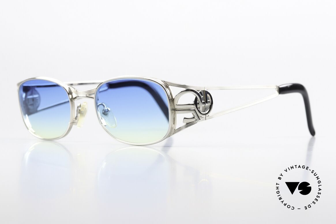 Jean Paul Gaultier 58-5101 Designer Sunglasses 1995, incredible TOP craftsmanship (You must feel this!), Made for Men and Women
