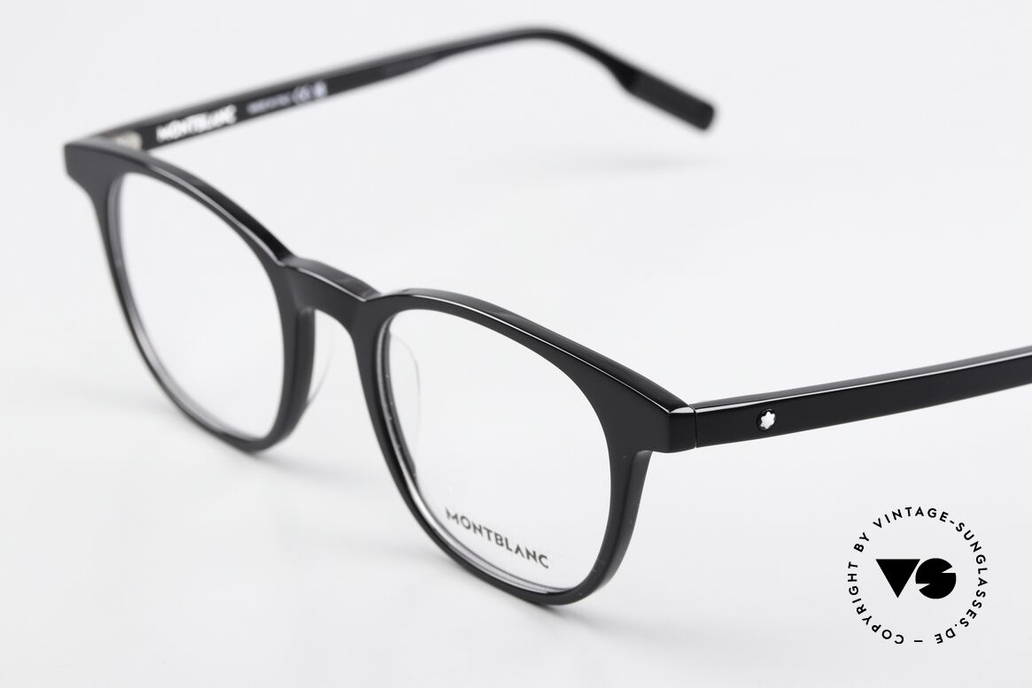 Montblanc MB0153O Classic Eyeglasses For Men, elegant men's eyeglasses; timeless acetate eyewear, Made for Men