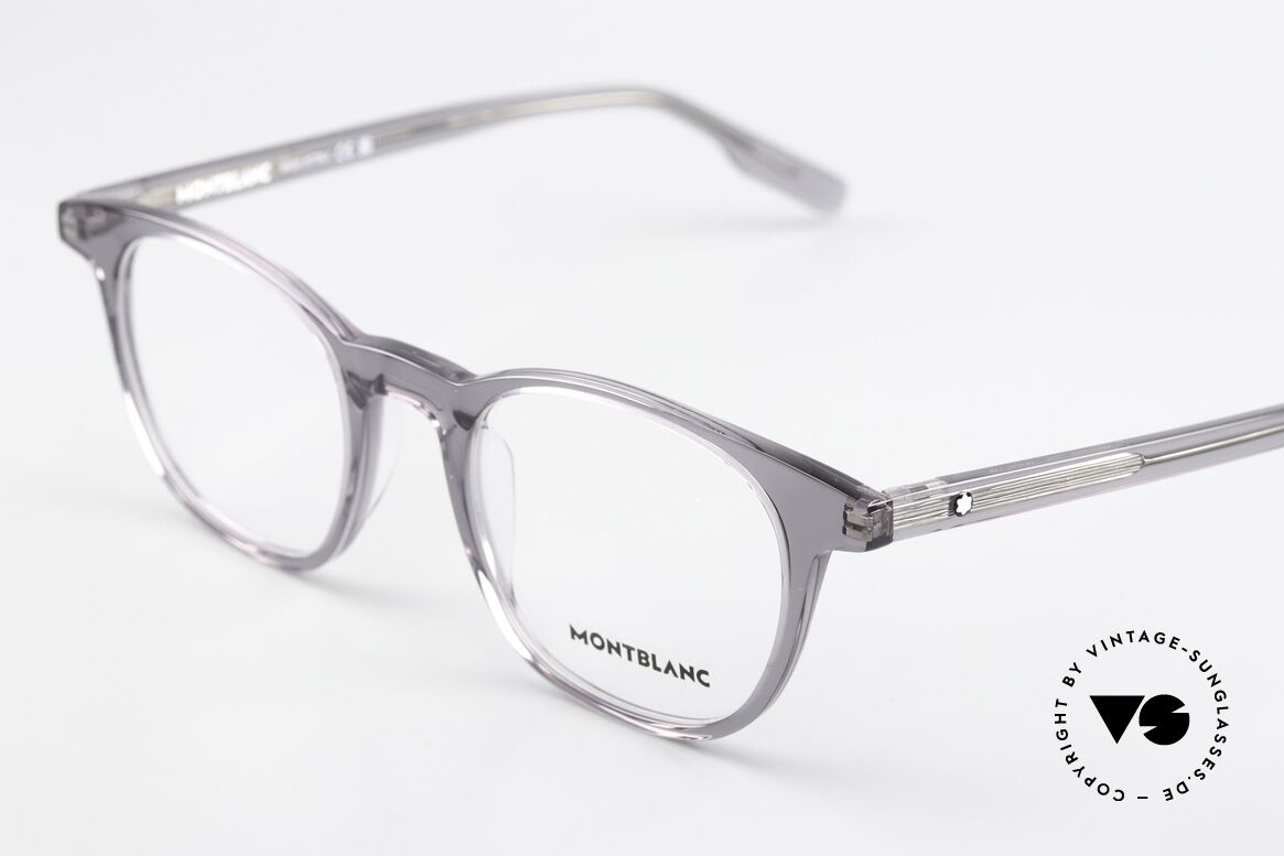 Montblanc MB0153O Acetate Full Rim Glasses, elegant men's eyeglasses; timeless acetate eyewear, Made for Men