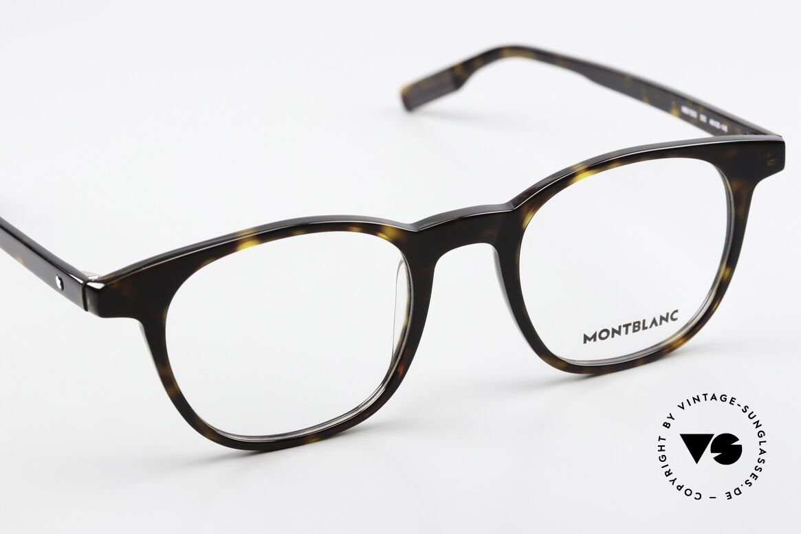 Montblanc MB0153O Acetate Glasses For Men, the LARGE frame (140mm) can be glazed optionally, Made for Men