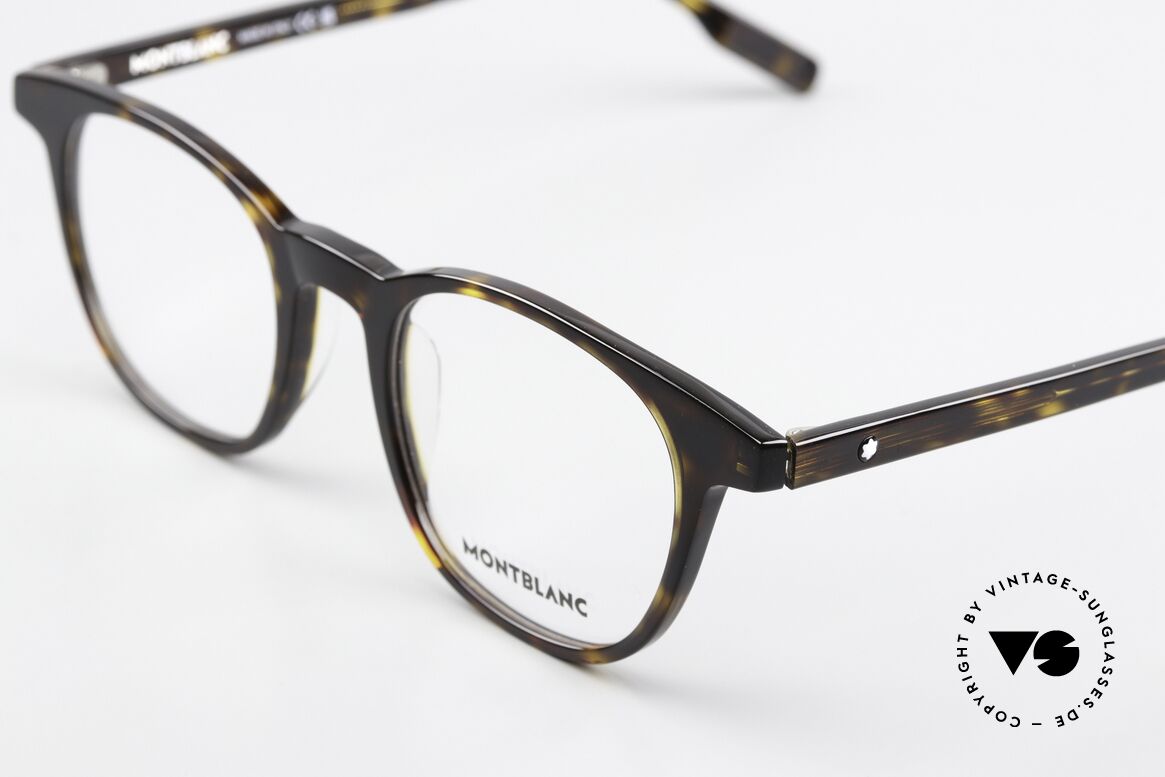 Montblanc MB0153O Acetate Glasses For Men, elegant men's eyeglasses; timeless acetate eyewear, Made for Men