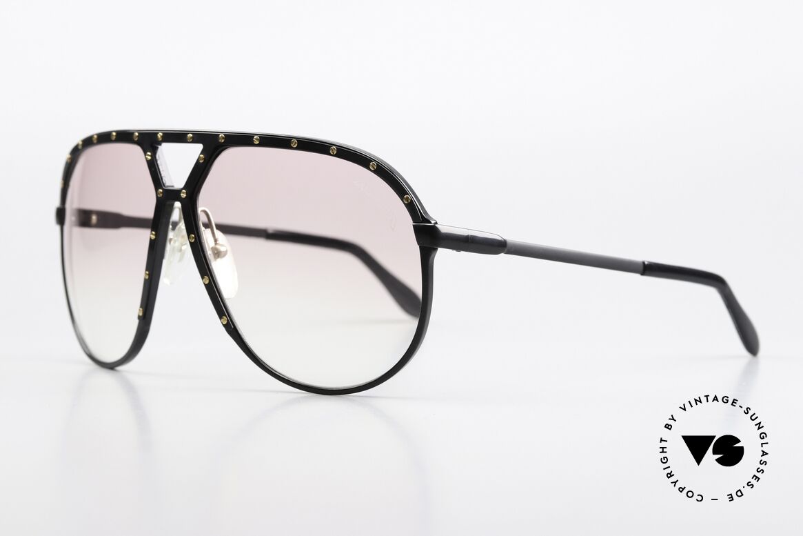Alpina M1 Rare Collector's Item 80's, pink gradient lenses with original Alpina logo, Made for Men and Women