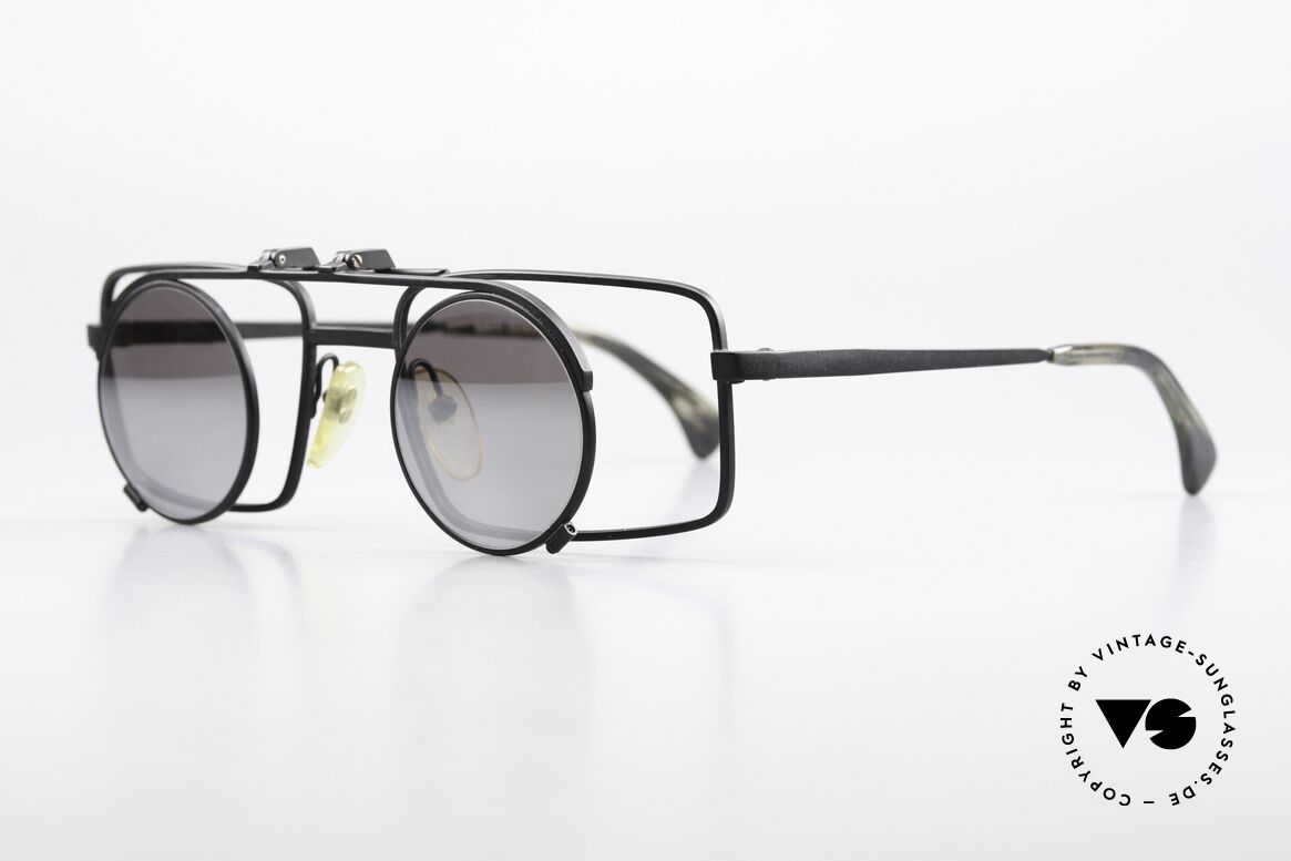 Alain Mikli 5667 / 011 Wim Wenders Movie Frame, to be seen in the Mikli catalogue from 1990 on page 39, Made for Men