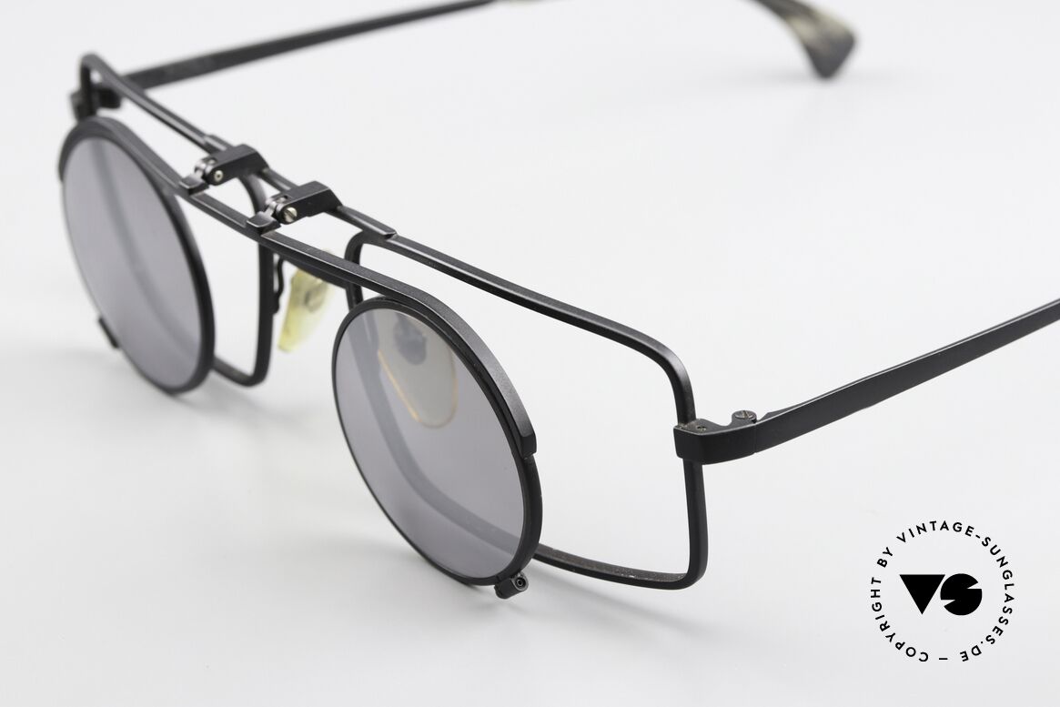 Alain Mikli 5667 / 011 Wim Wenders Movie Frame, great metal frame with ingenious sun-clip (folding up), Made for Men