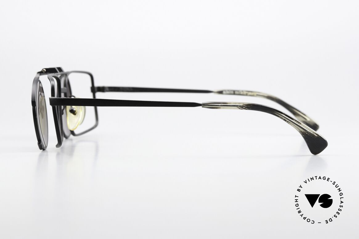 Alain Mikli 5667 / 011 Wim Wenders Movie Frame, can be used as reading glasses & sunglasses; likewise, Made for Men
