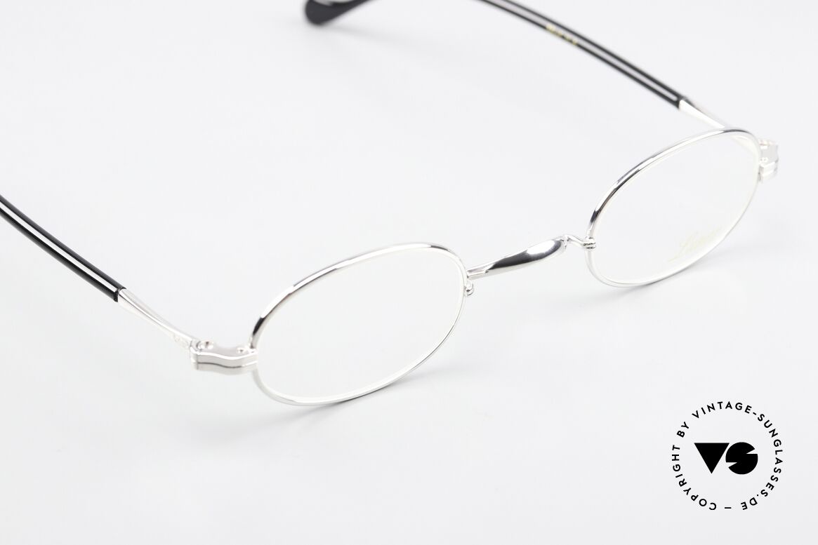 Lunor II A 08 Oval Frame Acetate Temples, approx. 25 years old UNWORN pair for lovers of quality, Made for Men and Women