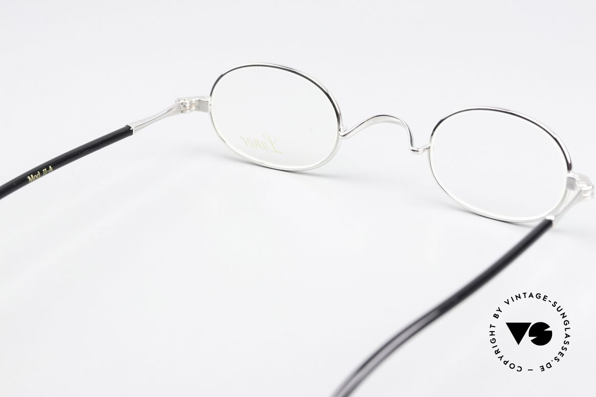 Lunor II A 08 Oval Frame Acetate Temples, Size: small, Made for Men and Women