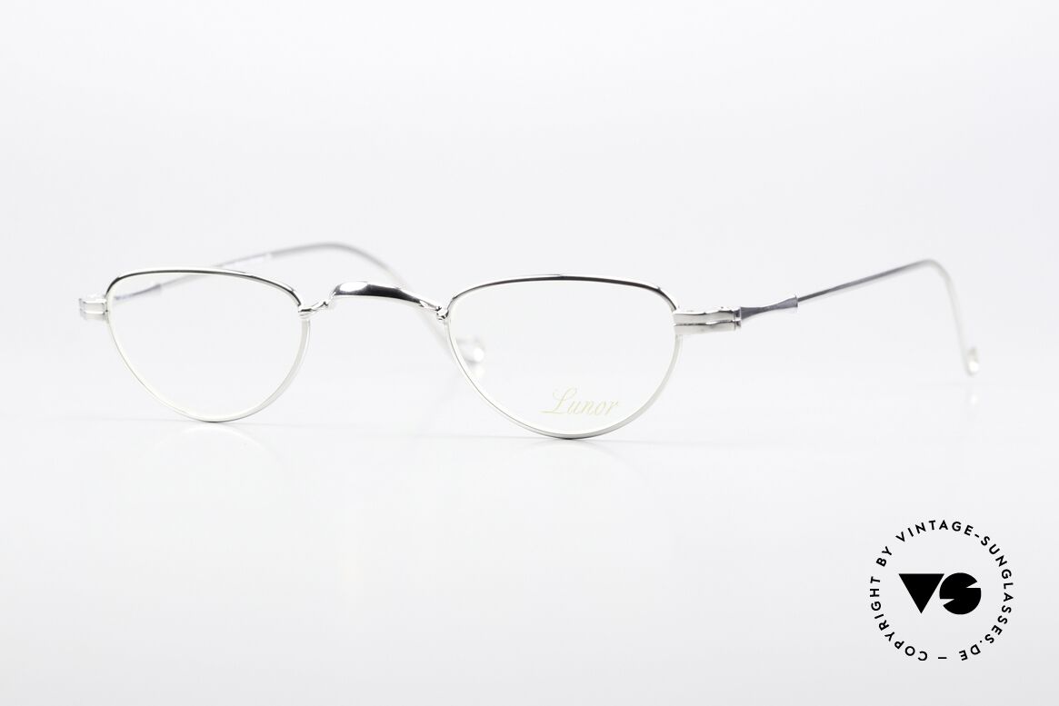 Lunor II 06 Reading Spectacles Platinum, vintage LUNOR reading glasses for men and women, Made for Men and Women