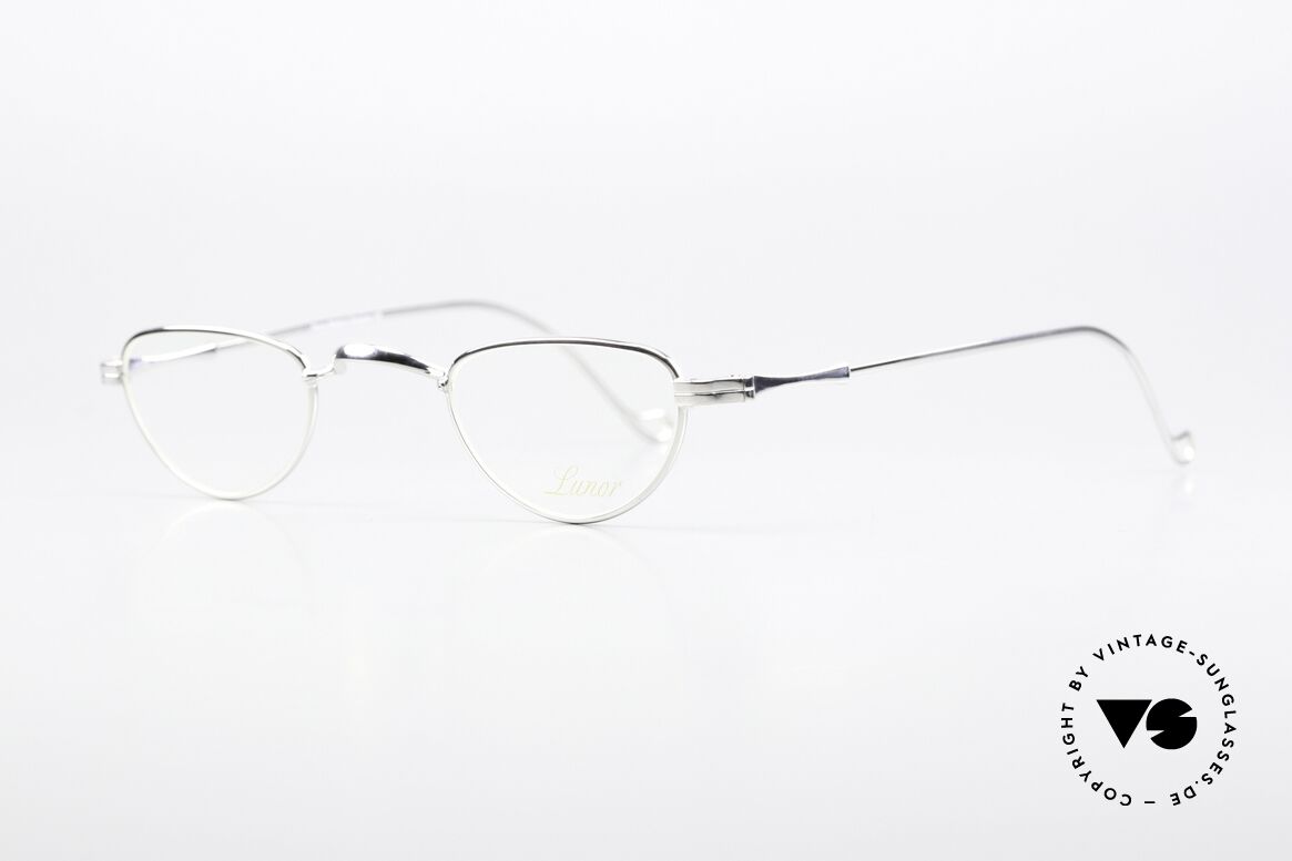 Lunor II 06 Reading Spectacles Platinum, costly PLATINUM-PLATED frame (precious rarity), Made for Men and Women