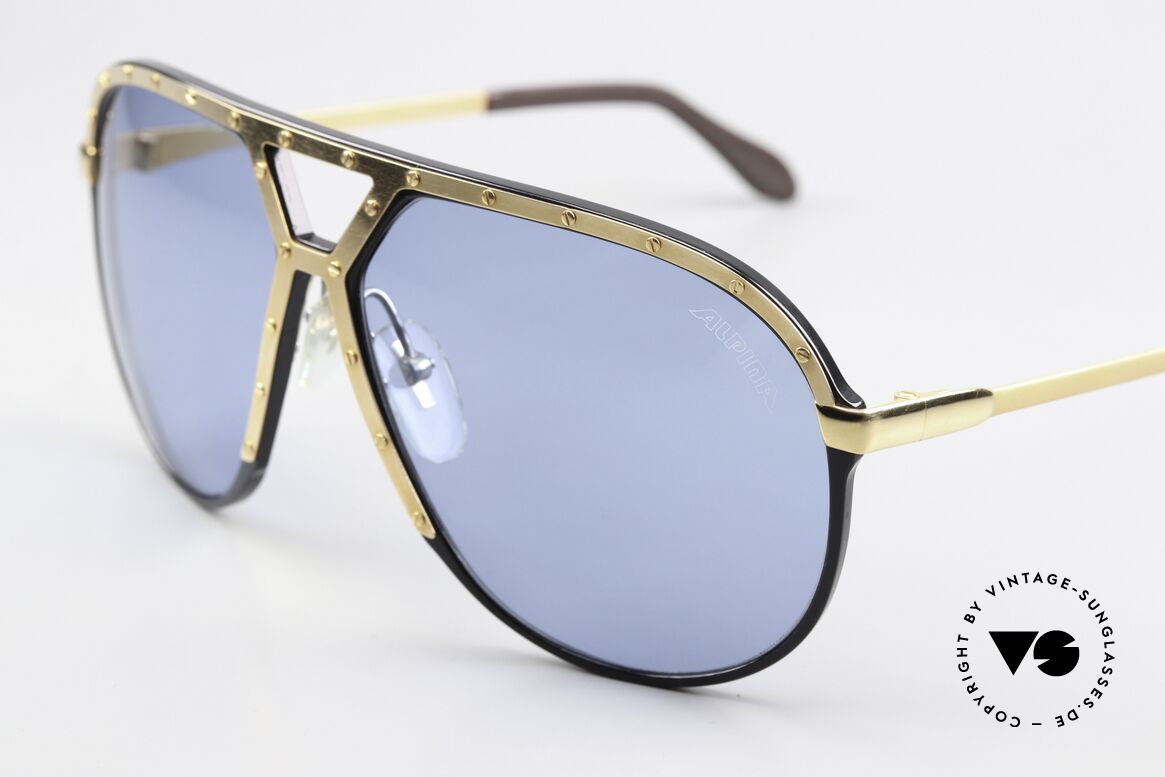 Alpina M1 Ultra Rare Blue Sun Lenses, worn by Stevie Wonder and countless celebrities, Made for Men