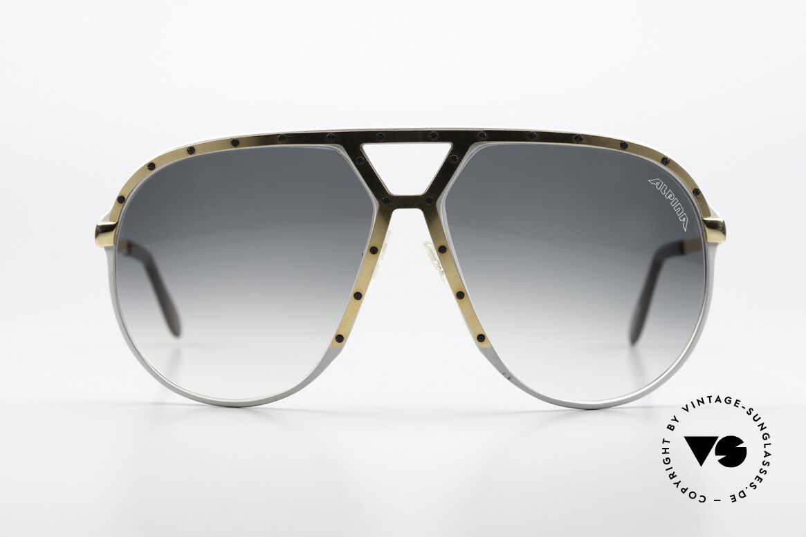 Alpina M1 Never Before Seen Version, silver frame + golden cover with 24 black screws, Made for Men