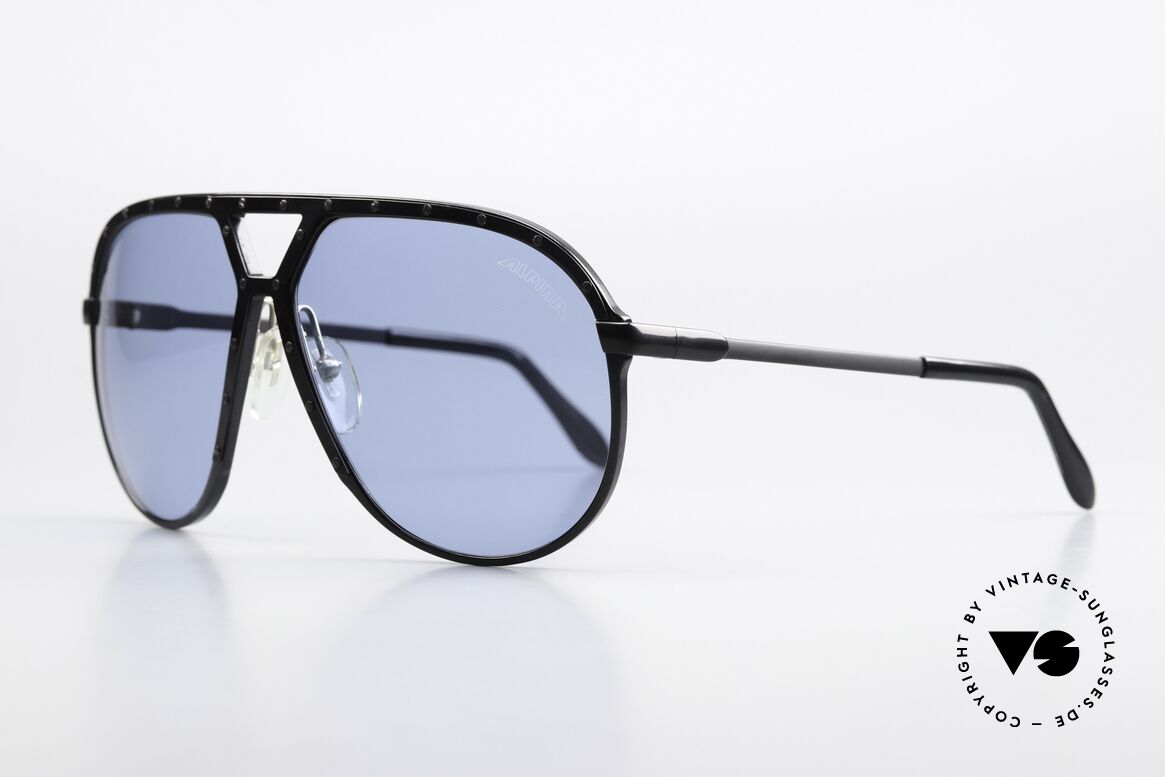 Alpina M1 Vintage Shades From 1986, blue sun lenses with orig. Alpina logo; RARITY!, Made for Men