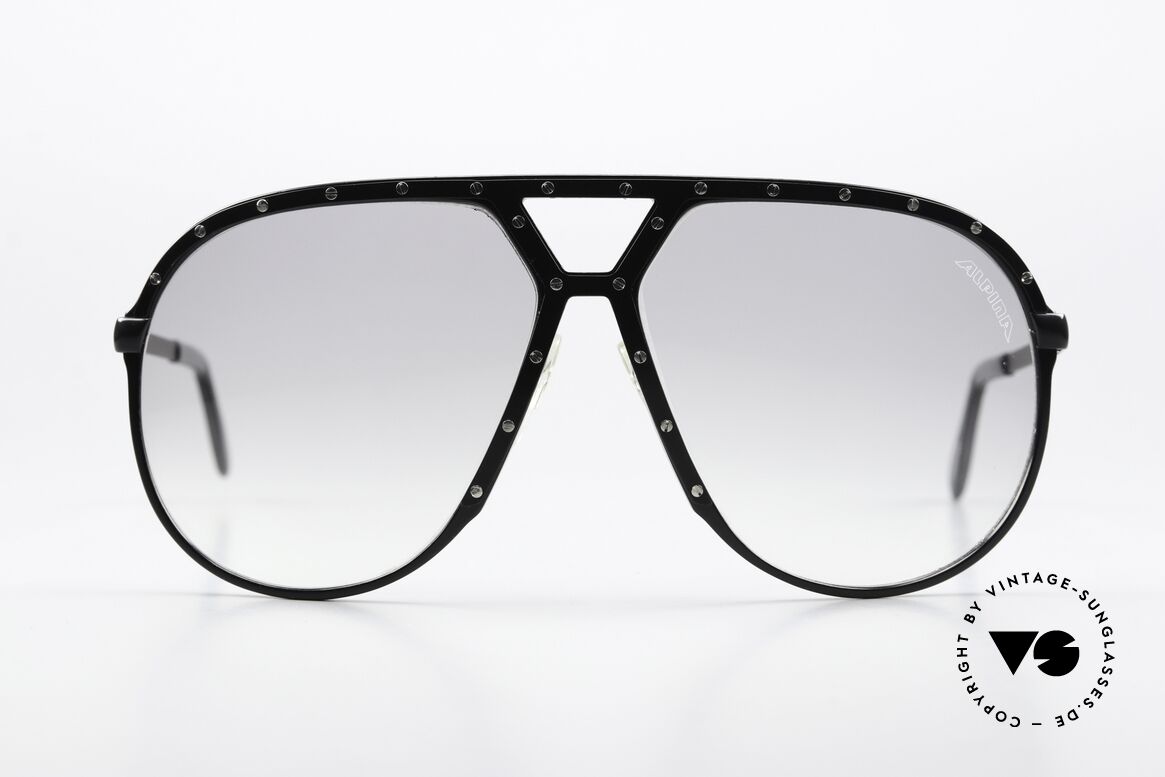 Alpina M1 Sun Lenses With Alpina Logo, completely black frame with 24 silver screws, Made for Men