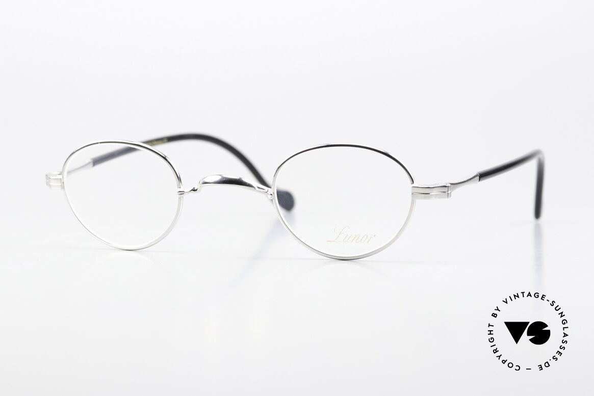 Lunor II A 03 Version With Acetate Temples, extra SMALL vintage eyeglasses of the Lunor II Series, Made for Men and Women