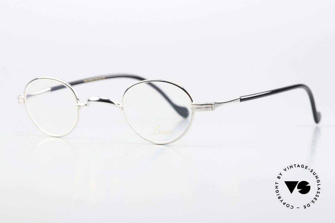 Lunor II A 03 Version With Acetate Temples, XS size 37,5/26, can be glazed with strong prescriptions, Made for Men and Women