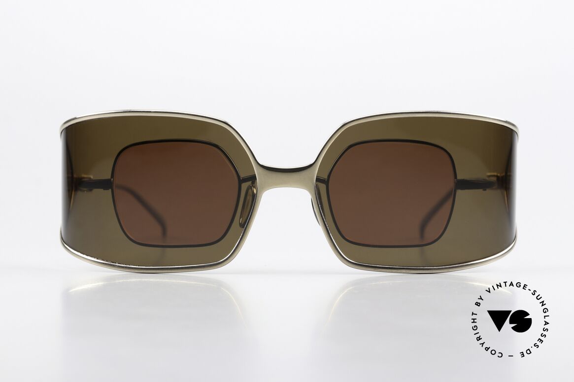Christian Roth 14004 Gunmetal With Gold Clip-On, Size: medium, Made for Men and Women