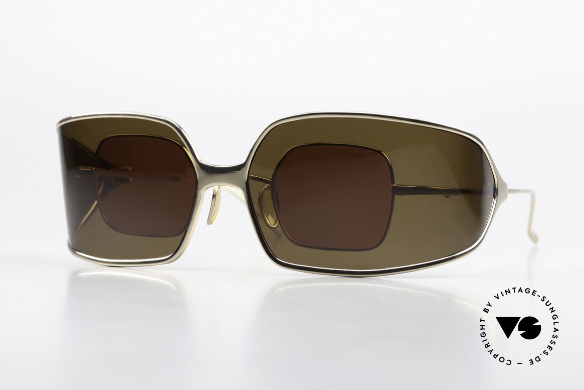 Christian Roth 14004 2 In 1 Glasses Polarized, ingeniously implemented clip-on concept; see pics!, Made for Men and Women