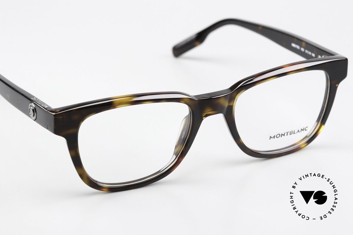 Montblanc MB0178O Full Rim Acetate Glasses, medium frame (135mm width) can be glazed optionally, Made for Men