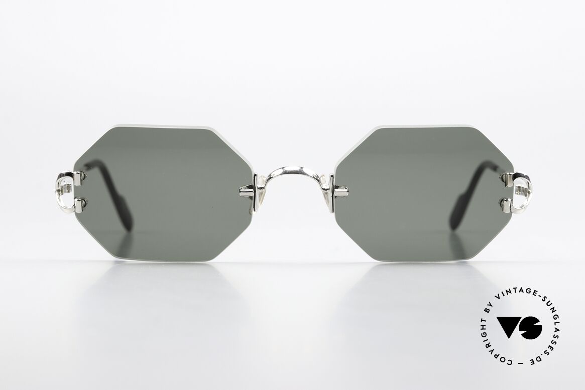 Cartier Rimless Octag One Of A Kind Platinum, model of the rimless series with new OCTAG lenses, Made for Men and Women