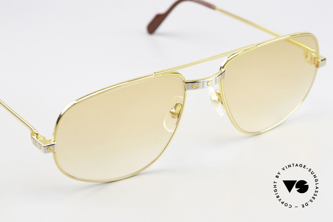 Cartier Romance Santos - L Luxury Sunglasses 1980's, 2. hand model, but like new condition (incl. Cartier box), Made for Men