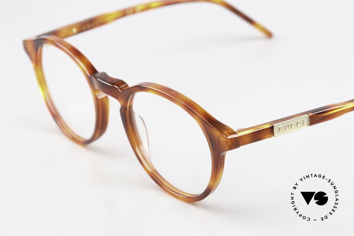 Gucci GG1160O Acetate Frame Panto Tortoise, very comfortable frame (quality: made in Italy), Made for Men and Women