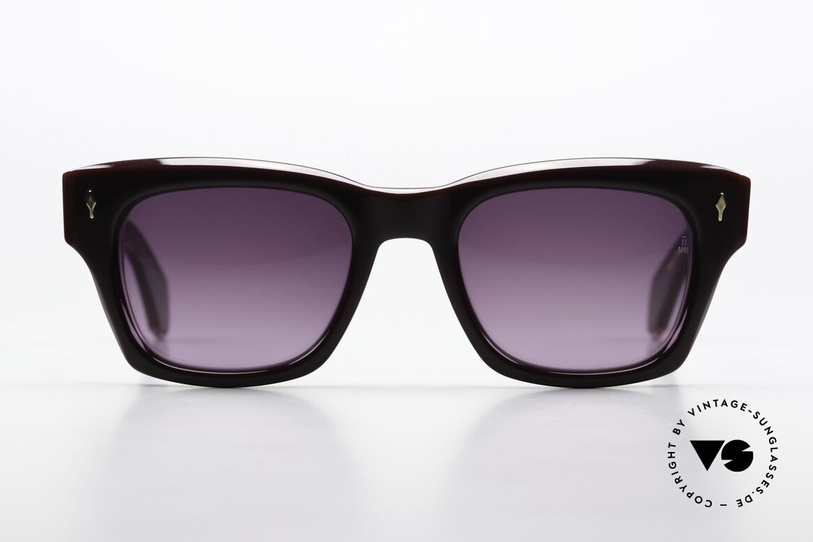 Jacques Marie Mage Dealan Aubergine Frame Coloring, a tribute to Bod Dylan and his sunglasses (1960's), Made for Men