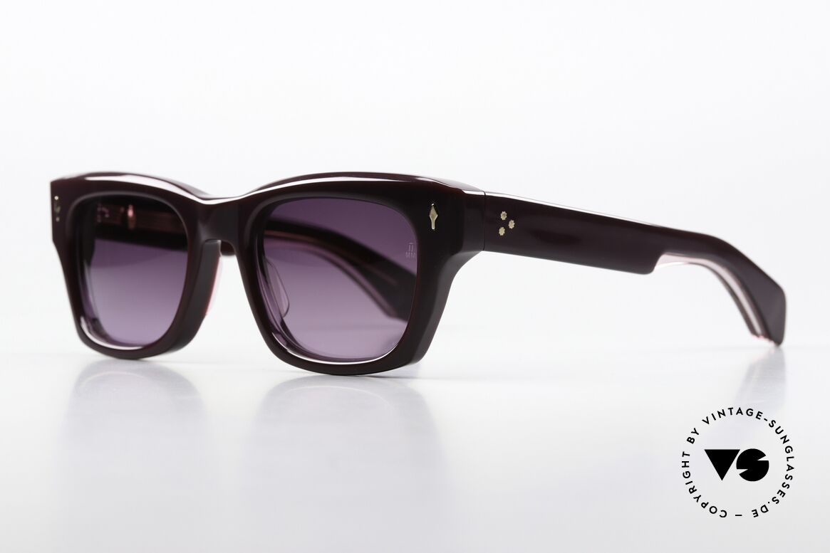 Jacques Marie Mage Dealan Aubergine Frame Coloring, Aubergine, sun lenses (100% UV protection); 53-22, Made for Men
