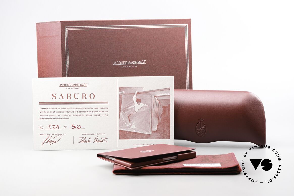 Jacques Marie Mage Saburo Striking Square Eyewear, Size: medium, Made for Men