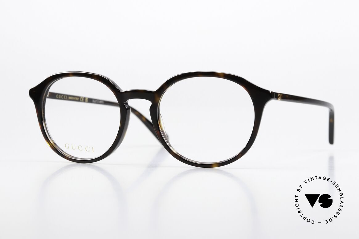 Gucci GG1004O Noble Panto Eyewear Unisex, Gucci glasses GG1004O in size 51-19, col. 002, Made for Men and Women