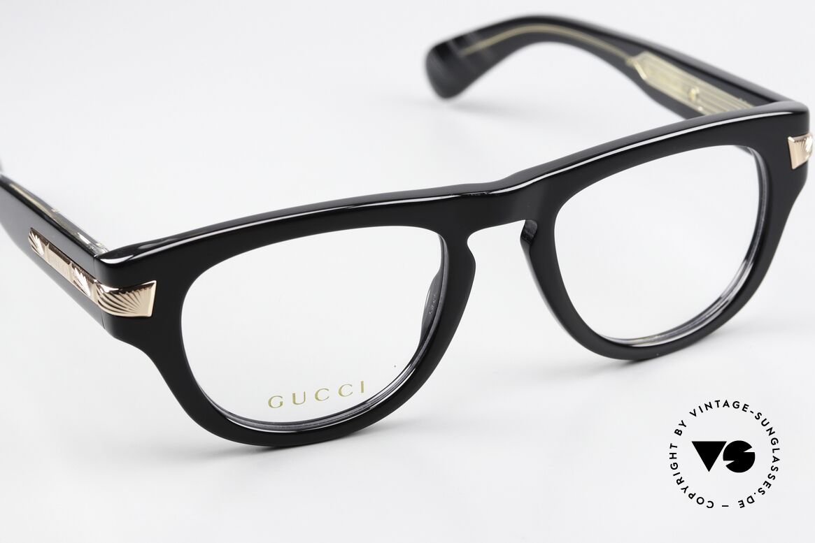 Gucci GG1519O Thick Black Frame Rosé Gold, unworn, including Gucci case & cleaning cloth, Made for Men and Women