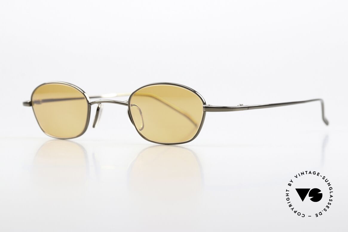 Christian Roth 14007 Ideal For High Prescriptions, bronze finish with orange sun lenses, UNISEX!, Made for Men and Women