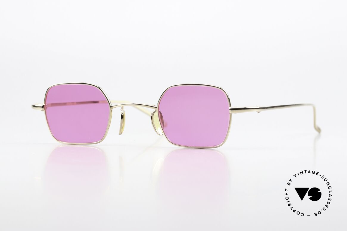 Christian Roth 14004 Pure Titanium Gold-Plated, avant-garde vintage sunglasses by Christian Roth, Made for Men and Women
