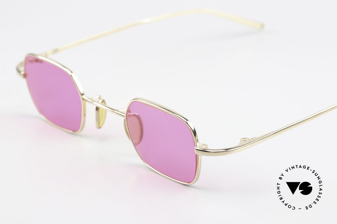 Christian Roth 14004 Pure Titanium Gold-Plated, sun lenses (100% UV) can be replaced if needed, Made for Men and Women