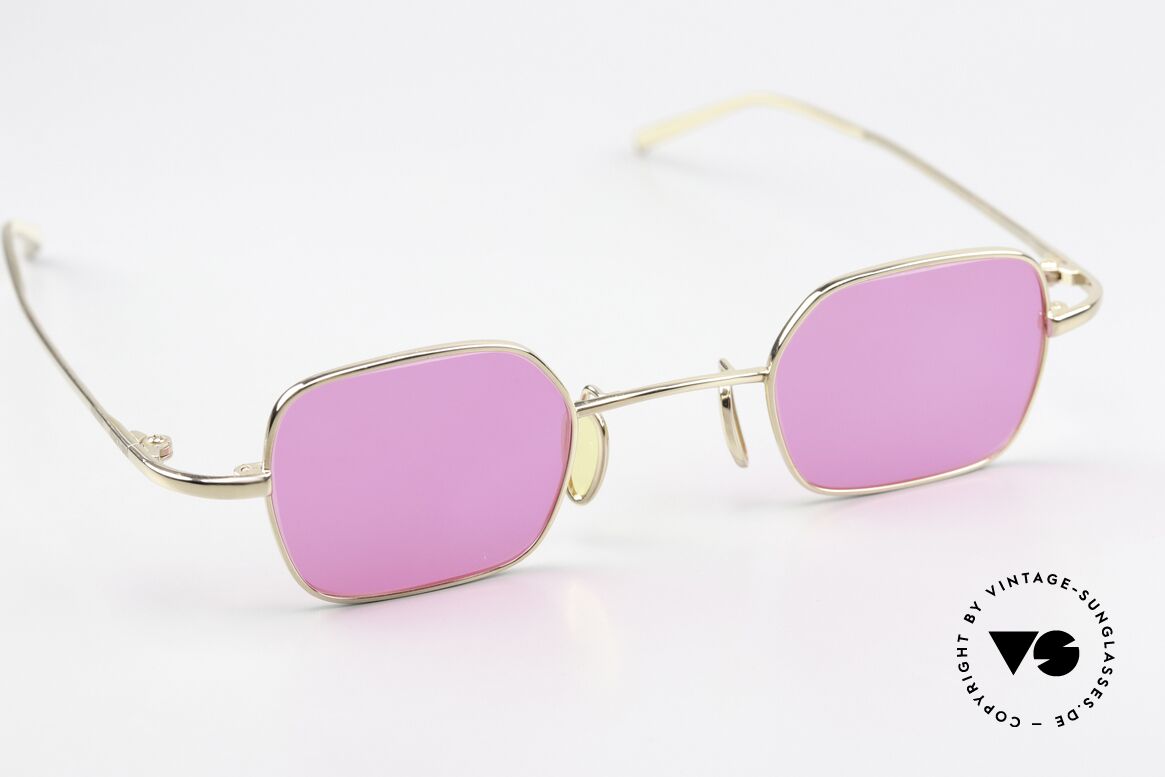 Christian Roth 14004 Pure Titanium Gold-Plated, (the small frame is ideal for high prescriptions), Made for Men and Women