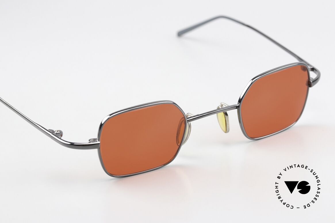 Christian Roth 14004 Titan Shades Blood Orange, (the small frame is ideal for high prescriptions), Made for Men and Women
