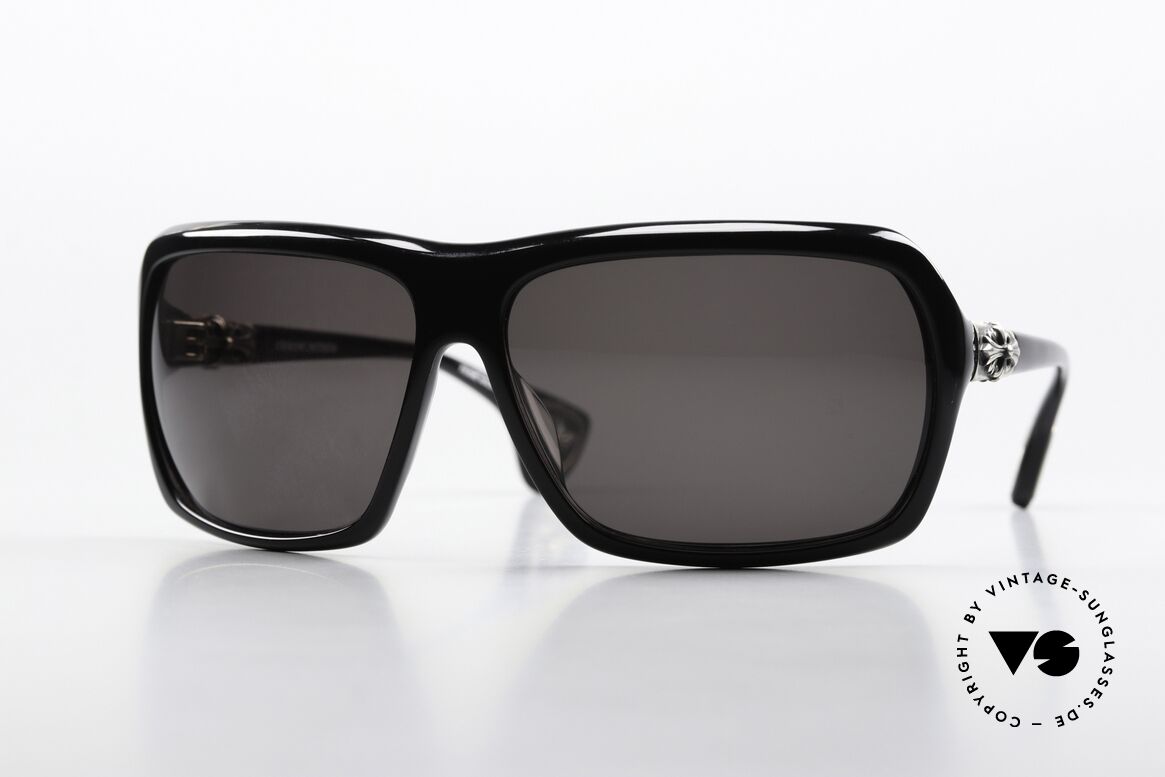 Chrome Hearts Thrust Biker Shades Sterling Silver, Chrome Hearts sunglasses; unisex model THRUST, Made for Men and Women