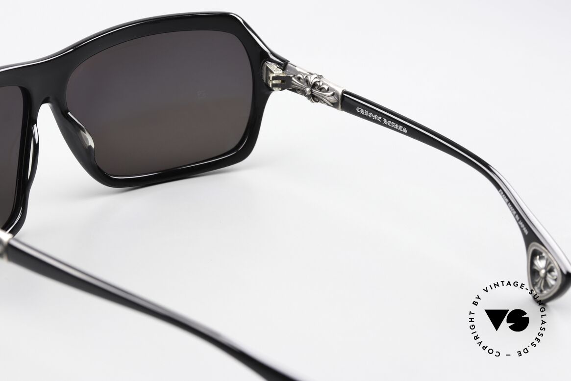 Chrome Hearts Thrust Biker Shades Sterling Silver, Size: small, Made for Men and Women