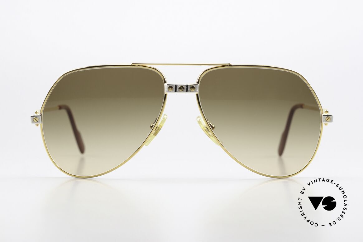 Cartier Vendome Santos - M Aviator Brown Gradient, Vendome = the most famous eyewear design by CARTIER, Made for Men and Women