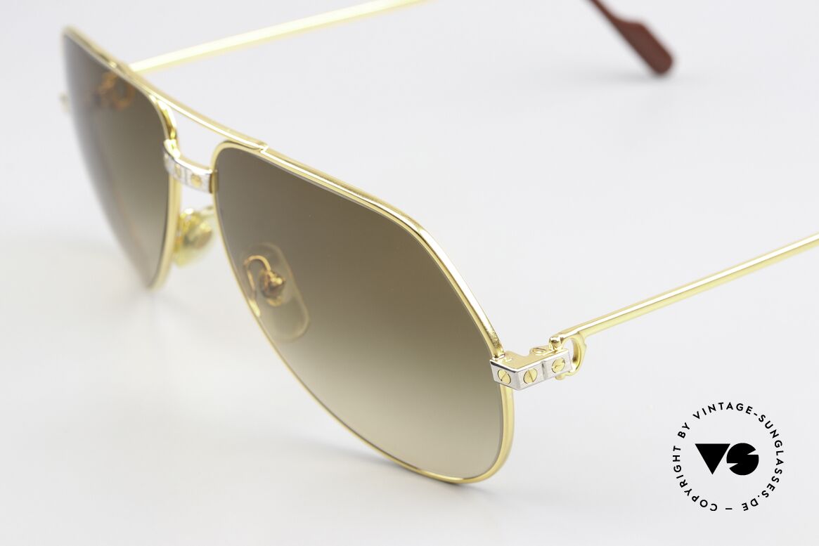Cartier Vendome Santos - M Aviator Brown Gradient, worn by actor Christopher Walken (JAMES BOND, 1985), Made for Men and Women