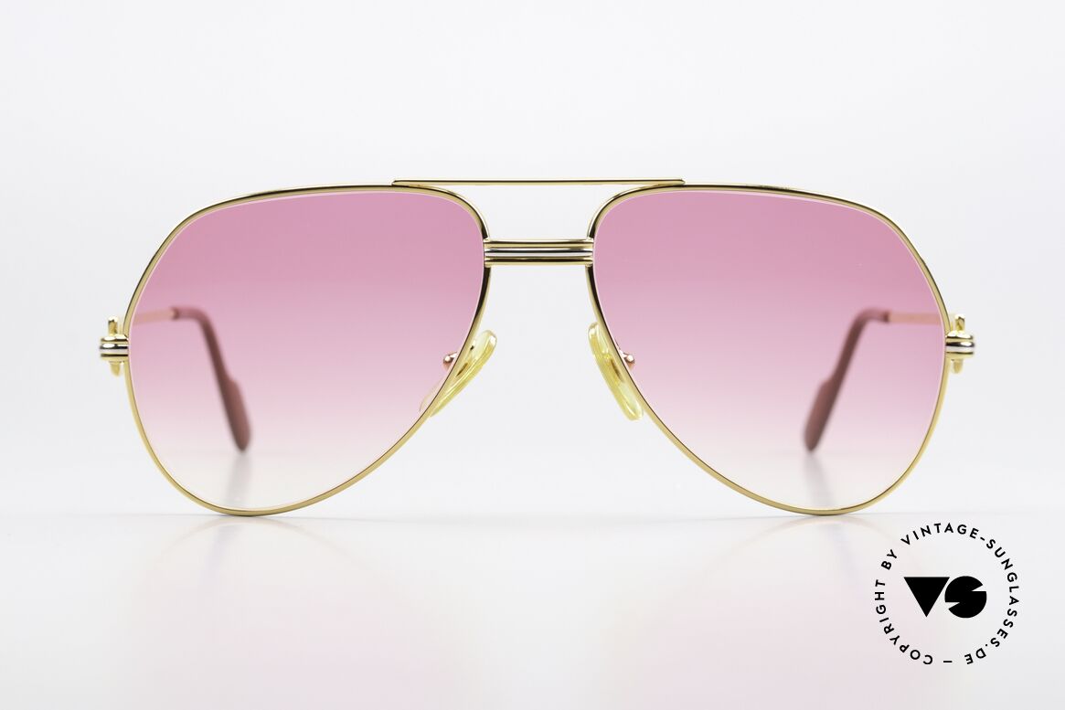 Cartier Vendome LC - M Aviator Shades Pink Gradient, mod. "Vendome" was launched in 1983 & made till 1997, Made for Men and Women