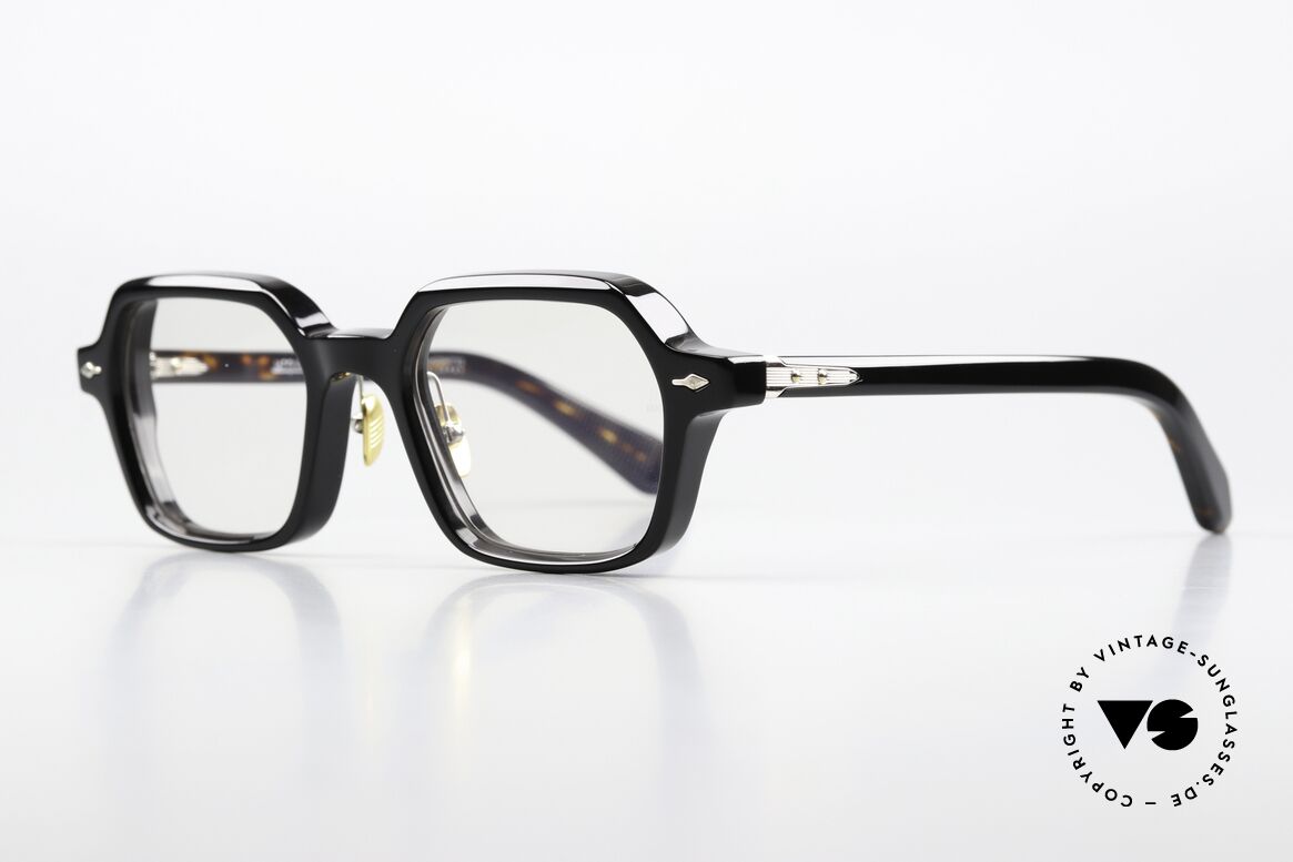 Jacques Marie Mage Holden Thick Acetate Eyeglasses, color: Noir, demo lens, limited edition, size 50/21, Made for Men and Women