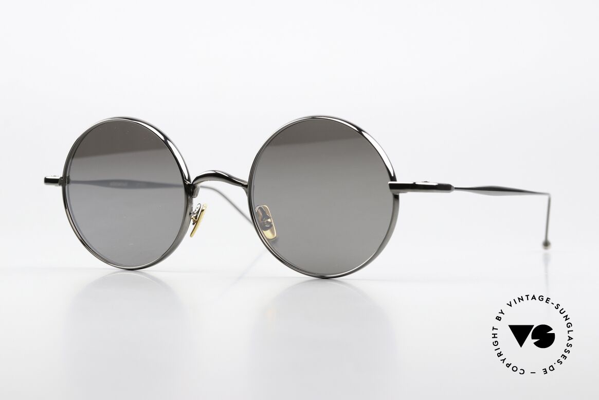 Jacques Marie Mage Diana With Mirrored Sun Lenses, Jacques Marie Mage sunglasses, Diana; col. Black, Made for Men and Women